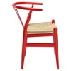 Amish Dining Wood Armchair - Red - EEI-552-RED