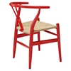 Amish Dining Wood Armchair - Red - EEI-552-RED