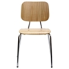 Molded Plywood Dining Chair with Metal Legs - EEI-576