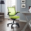 Edge Mesh Office Chair - Adjustable Height, Swivel, Green - EEI-594-GRN
