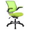Edge Mesh Office Chair - Adjustable Height, Swivel, Green - EEI-594-GRN
