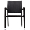 Bella Outdoor Wicker Dining Chair - Espresso - EEI-600-EXP