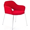 Cordelia Fabric Armchair with Chrome Legs - EEI-623