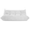 Downlow Sofa - White Leatherette - EEI-947-WHI