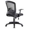 Pulse Leatherette Office Chair - Adjustable Height, Swivel, Black - EEI-756-BLK