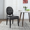 Button Dining Side Chair - Black - EEI-815-BLK