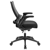 Aspire Office Chair - Mesh, Adjustable Arms, Black - EEI-827-BLK