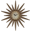 Retro Star Decorative Wall Clock - Bronze - EEI-844