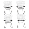 CAD Dining Chair - Black, Armless (Set of 4) - EEI-926-BLK