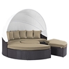 Quest Canopy Outdoor Patio Daybed - EEI-983-EXP-SET