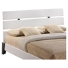 Zoe Full Faux Leather Bed - Platform, White - EEI-5185-WHI