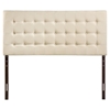 Tinble Queen Headboard - Button Tufted, Ivory - EEI-5210-IVO