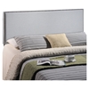 Region Upholstered Headboard - Sky Gray, Nailhead - EEI-521-GRY