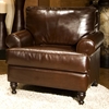 Braxton Coffee Bean Leather Club Chair - ELE-BRA-SC-COFF-4