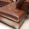 Corsario Leather Sectional with Right Facing Chaise and Ottoman - ELE-COR-2PC-LAFS-RAFC-CO-BOUR-1