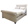 Tribeca Roll Bed with Footboard - Seashell - ELE-TRI-SEAS-7-BED