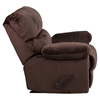 Sharpei Microfiber Rocker Chair - Reclining, Chocolate - FLSH-AM-9998-5980-GG