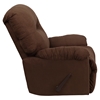 Calcutta Microfiber Rocker Chair - Recliner, Chocolate - FLSH-AM-C9350-2550-GG