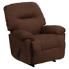 Calcutta Microfiber Rocker Chair - Recliner, Chocolate - FLSH-AM-C9350-2550-GG