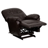 Bentley Leather Rocker Chair - Recliner, Brown - FLSH-AM-C9350-9075-GG