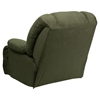 Glacier Microfiber Rocker Chair - Recliner, Olive - FLSH-AM-C9700-7903-GG