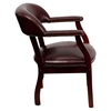 Conference Chair - Oxblood, Faux Leather - FLSH-B-Z105-OXBLOOD-GG