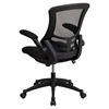 Mid Back Mesh Task Chair - Swivel, Adjustable, Black - FLSH-BL-X-5M-BK-GG
