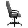Fabric Executive Swivel Office Chair - High Back, Adjustable, Gray - FLSH-BT-134A-GY-GG