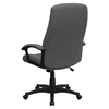 Fabric Executive Swivel Office Chair - High Back, Adjustable, Gray - FLSH-BT-134A-GY-GG