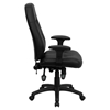 Leather Executive Swivel Office Chair - High Back, Tufted, Black - FLSH-BT-2350-BK-GG