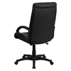 Leather Executive Swivel Office Chair - High Back, Adjustable, Black - FLSH-BT-238-BK-GG
