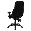 Mesh Swivel Task Chair - High Back, Adjustable, Black and Gray - FLSH-BT-6001-GYBK-GG