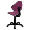 Fabric Swivel Task Chair - Height Adjustable, Lavender - FLSH-BT-699-LAVENDER-GG