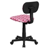 Swivel Task Chair - Dot Printed, Pink - FLSH-BT-D-PK-GG