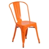Metal Stackable Chair - Orange - FLSH-CH-31230-OR-GG