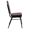 Hercules Series Stacking Banquet Chair - Crown Back, Brown, Copper - FLSH-FD-C01-COPPER-BRN-VY-GG