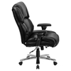 Hercules Series Big and Tall Executive Chair - Swivel, Black Leather - FLSH-GO-2149-LEA-GG