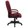 Fabric Executive Swivel Office Chair - High Back, Adjustable, Burgundy - FLSH-GO-5301B-BY-GG