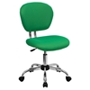 Mesh Swivel Task Chair - Mid Back, Bright Green - FLSH-H-2376-F-BRGRN-GG
