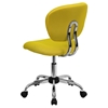 Mesh Swivel Task Chair - Mid Back, Yellow - FLSH-H-2376-F-YEL-GG