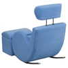 Hercules Series Fabric Rocking Chair - Storage Ottoman, Light Blue - FLSH-LD-2025-LTBL-GG