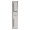 18" x 96" Granite Folding Table - Plastic, White - FLSH-RB-1896-GG