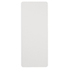 30" x 72" Granite Plastic Folding Table - Height Adjustable, White - FLSH-RB-3072ADJ-GG