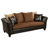 Riverstone Sierra Microfiber Sofa - Chocolate - FLSH-RS-4170-01S-GG