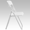 Hercules Series Folding Chair - Ganging Brackets, White Plastic - FLSH-RUT-I-WHITE-GG