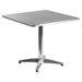 31.5" Square Bistro Table - Aluminum - FLSH-TLH-053-3-GG
