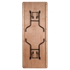 30" x 96" Rectangular Wood Banquet Table - Natural, Folding - FLSH-XA-3696-P-GG