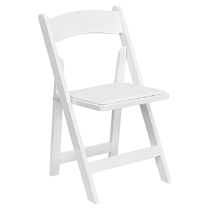 Hercules Series Folding Chair - White 