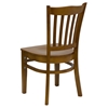 Hercules Series Wooden Side Chair - Cherry, Vertical Slat Back - FLSH-XU-DGW0008VRT-CHY-GG