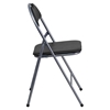 Hercules Series Folding Chair - Carrying Handle, Black - FLSH-YB-YJ806H-GG